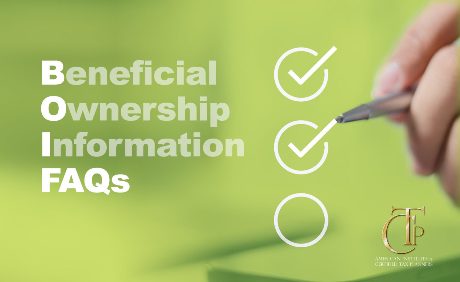 FAQs About The New Beneficial Ownership Information Reporting ...